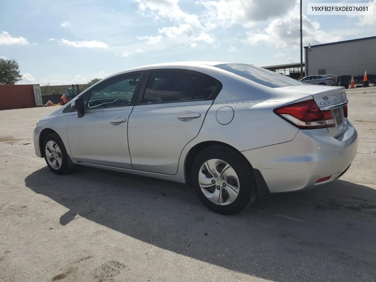 2013 Honda Civic Lx VIN: 19XFB2F5XDE076051 Lot: 72887494