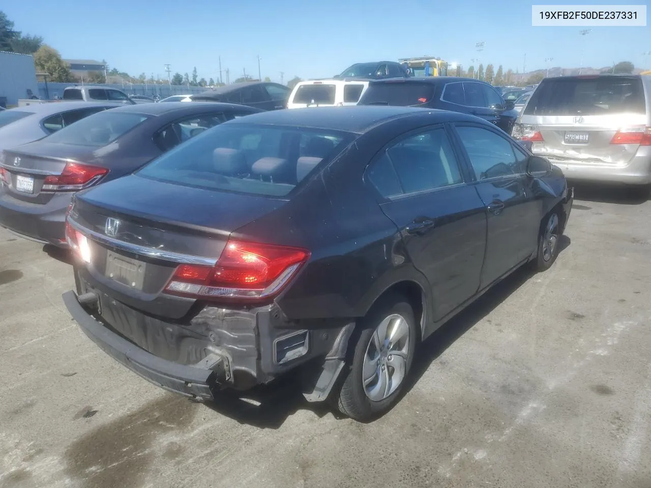 2013 Honda Civic Lx VIN: 19XFB2F50DE237331 Lot: 73055274