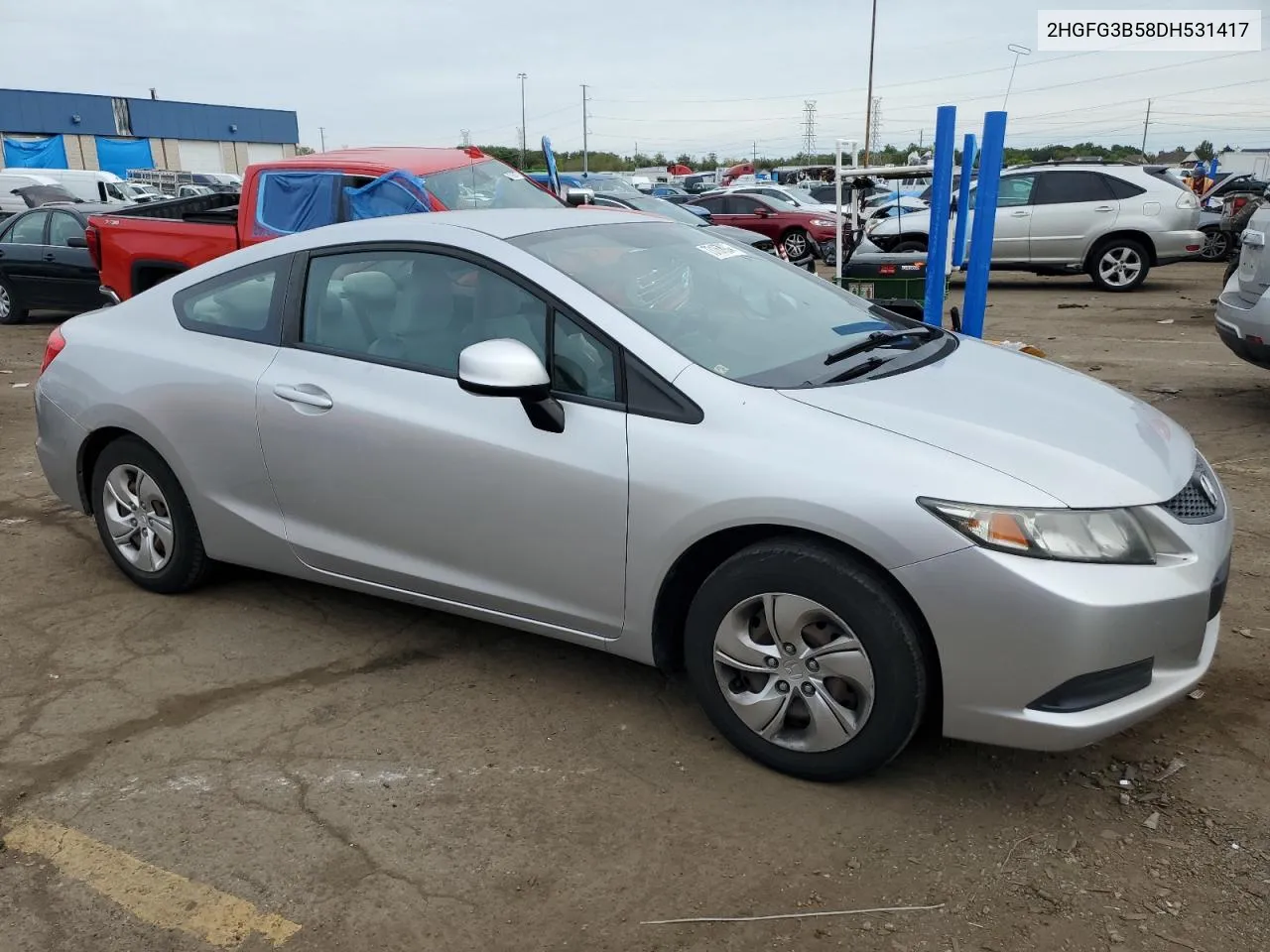 2HGFG3B58DH531417 2013 Honda Civic Lx