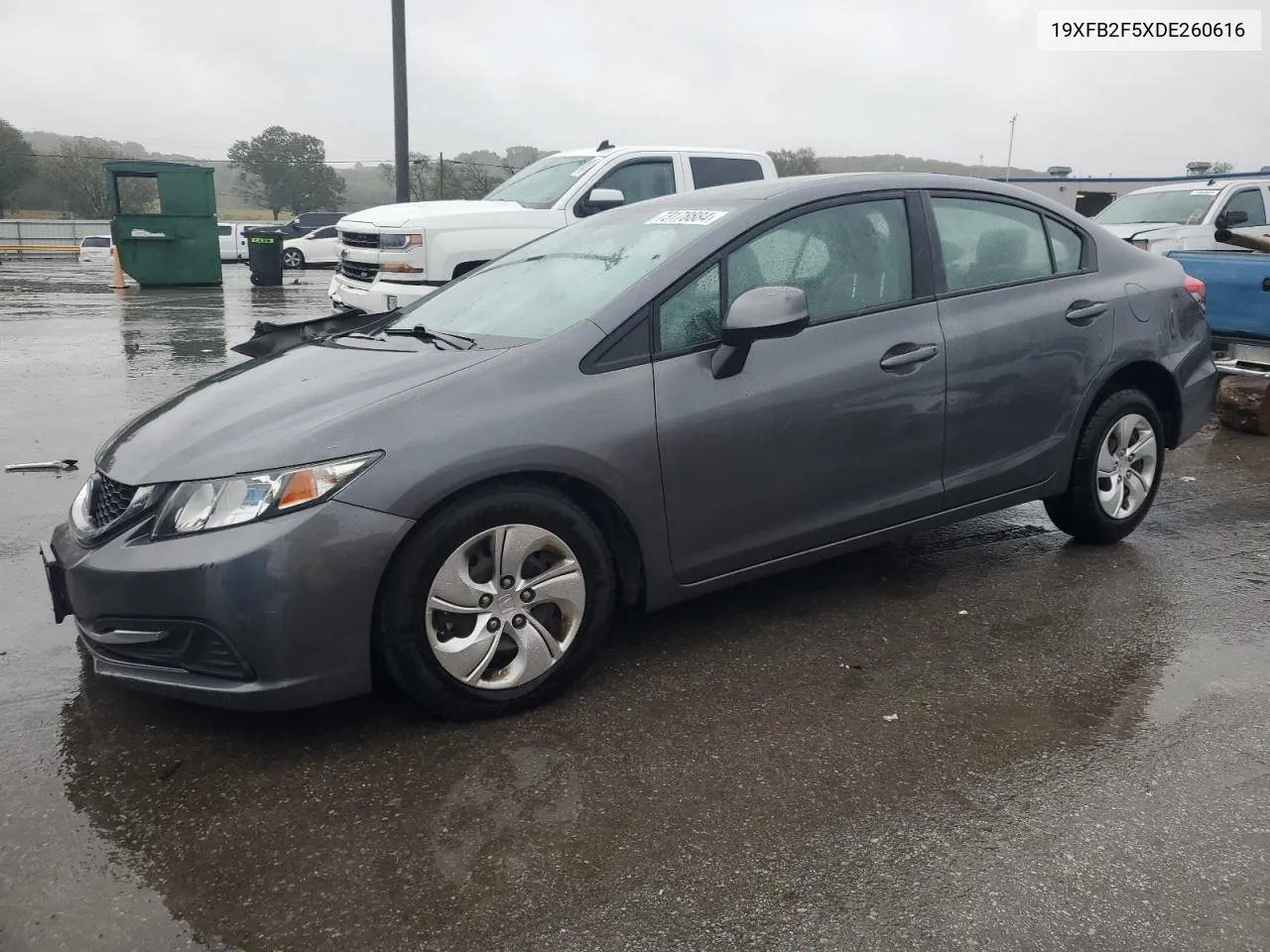 2013 Honda Civic Lx VIN: 19XFB2F5XDE260616 Lot: 73178884