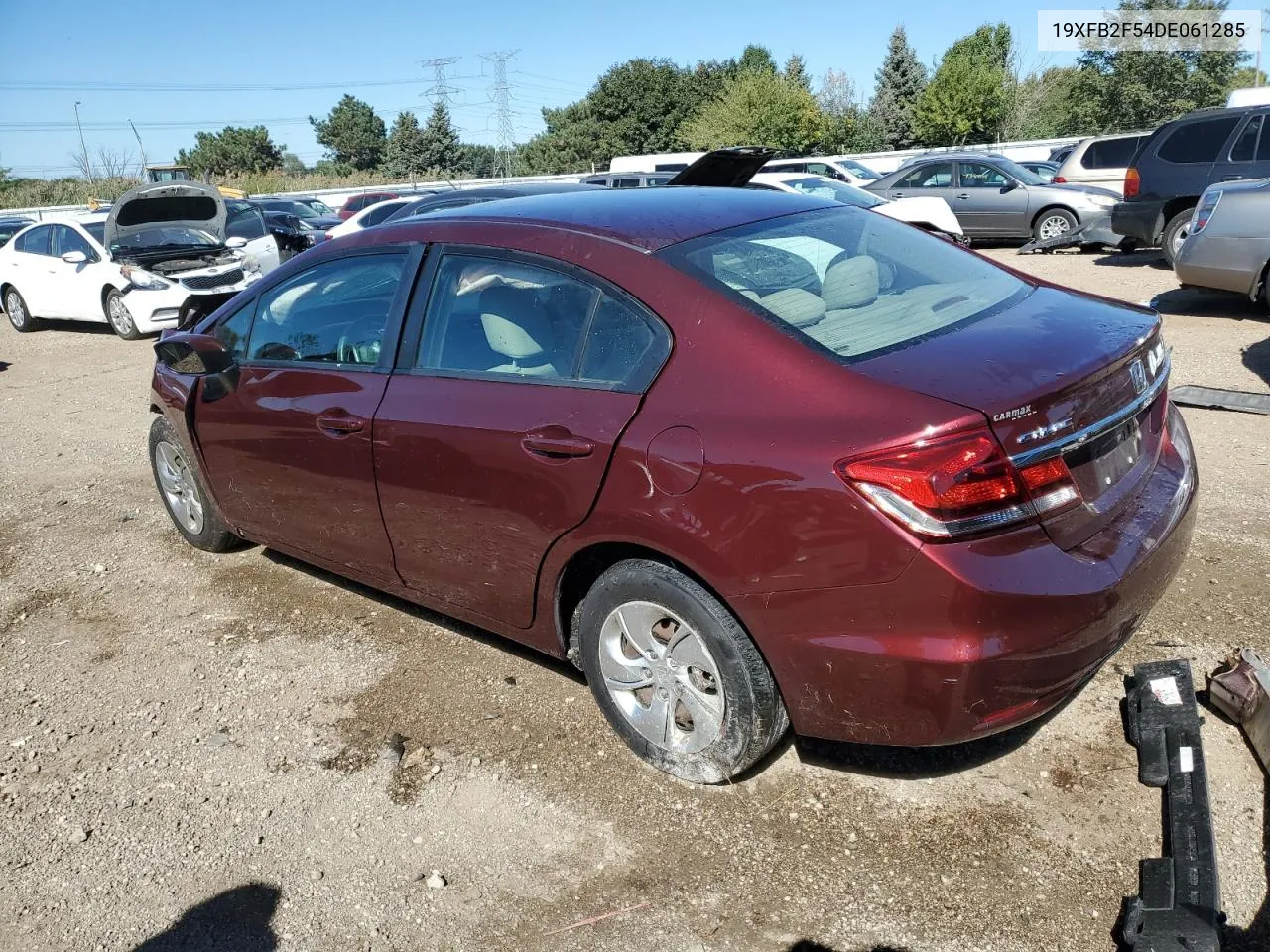 2013 Honda Civic Lx VIN: 19XFB2F54DE061285 Lot: 73187474