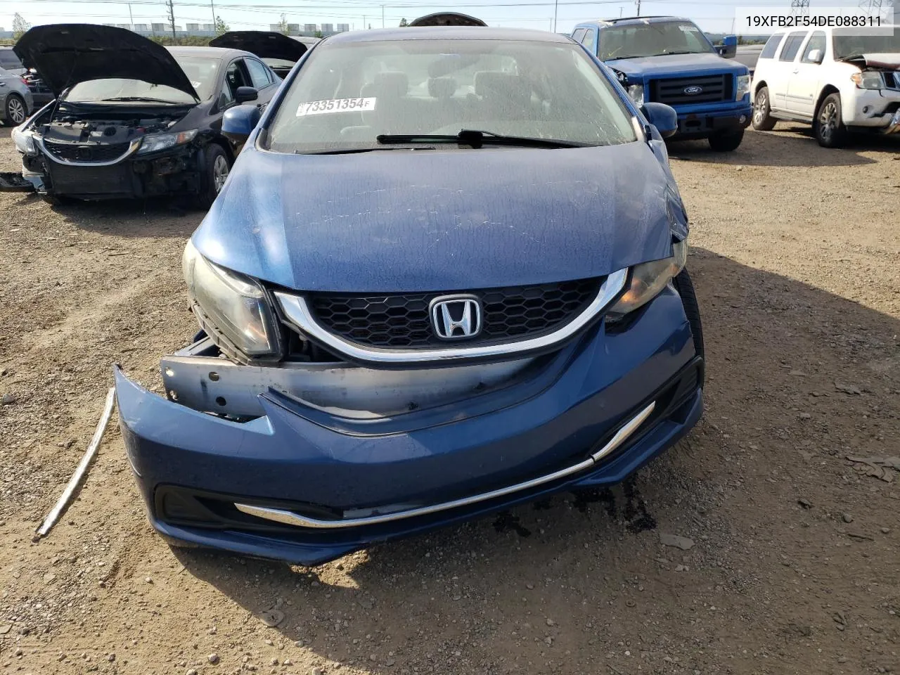 2013 Honda Civic Lx VIN: 19XFB2F54DE088311 Lot: 73351354