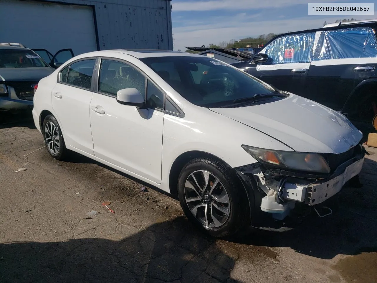 2013 Honda Civic Ex VIN: 19XFB2F85DE042657 Lot: 73573584