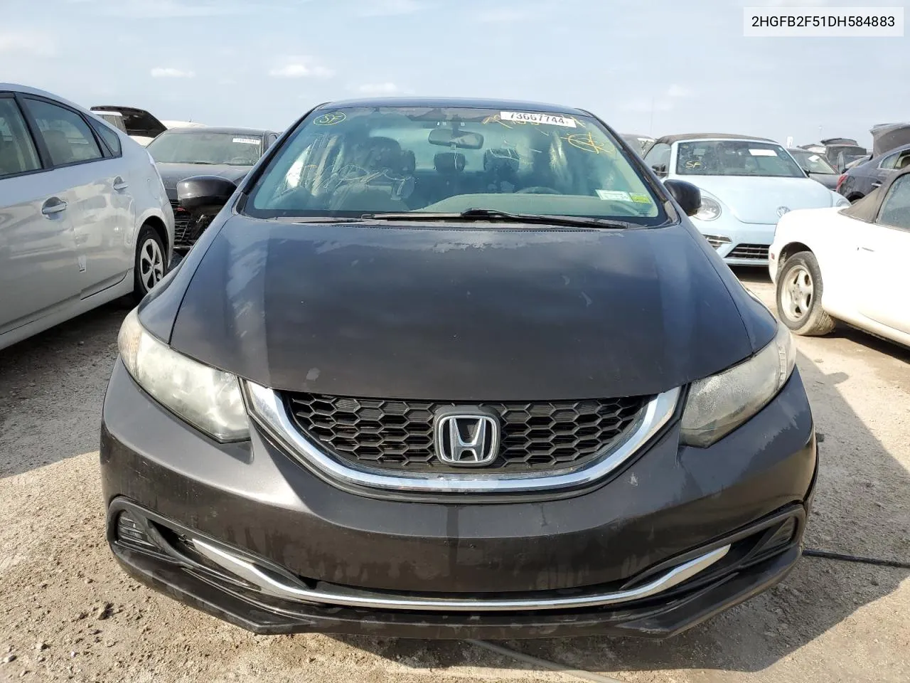 2HGFB2F51DH584883 2013 Honda Civic Lx