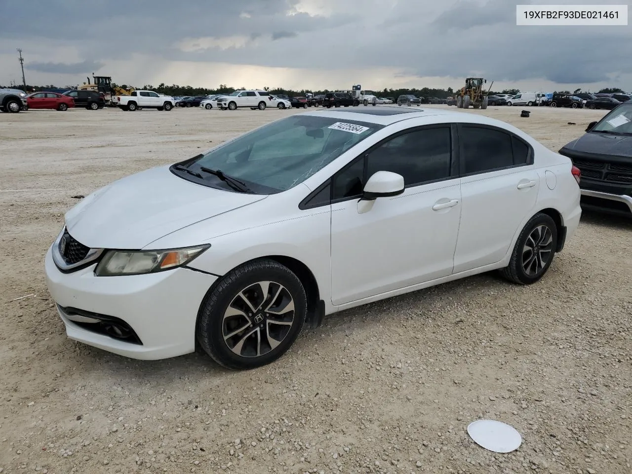 19XFB2F93DE021461 2013 Honda Civic Exl