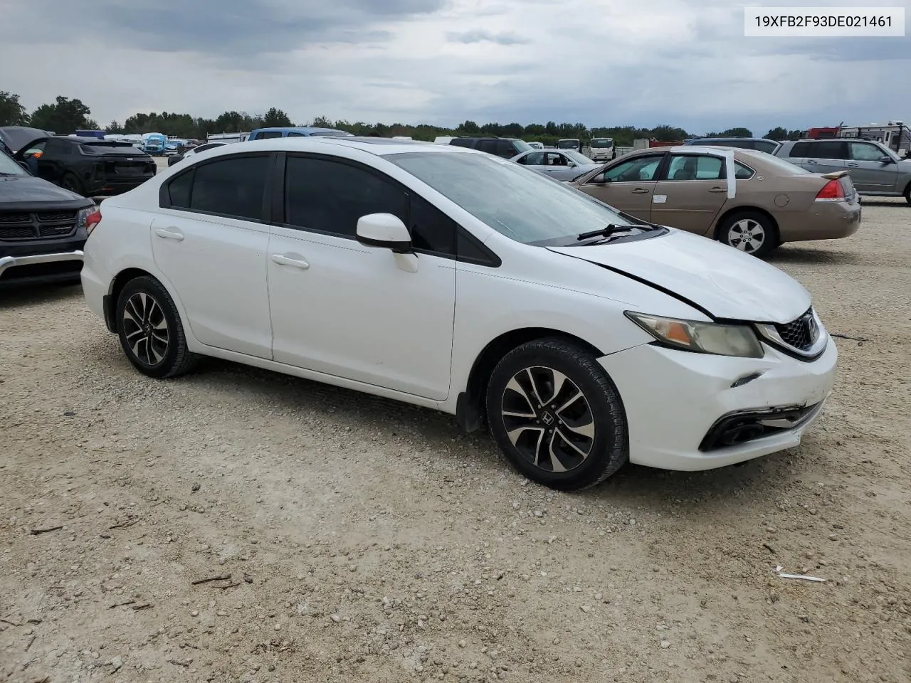 2013 Honda Civic Exl VIN: 19XFB2F93DE021461 Lot: 74225564