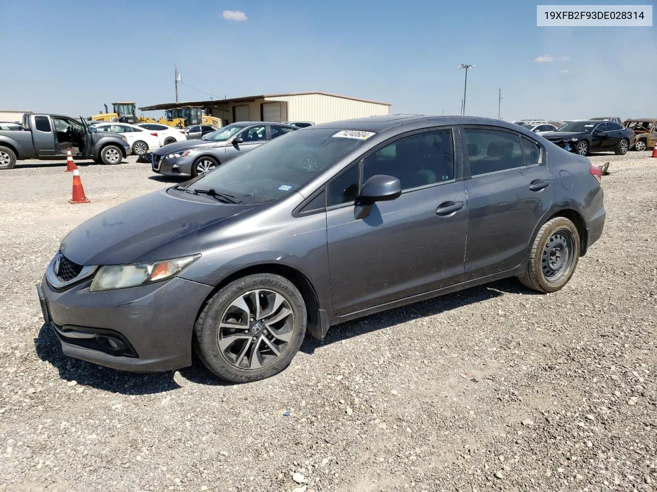 2013 Honda Civic Exl VIN: 19XFB2F93DE028314 Lot: 74240604