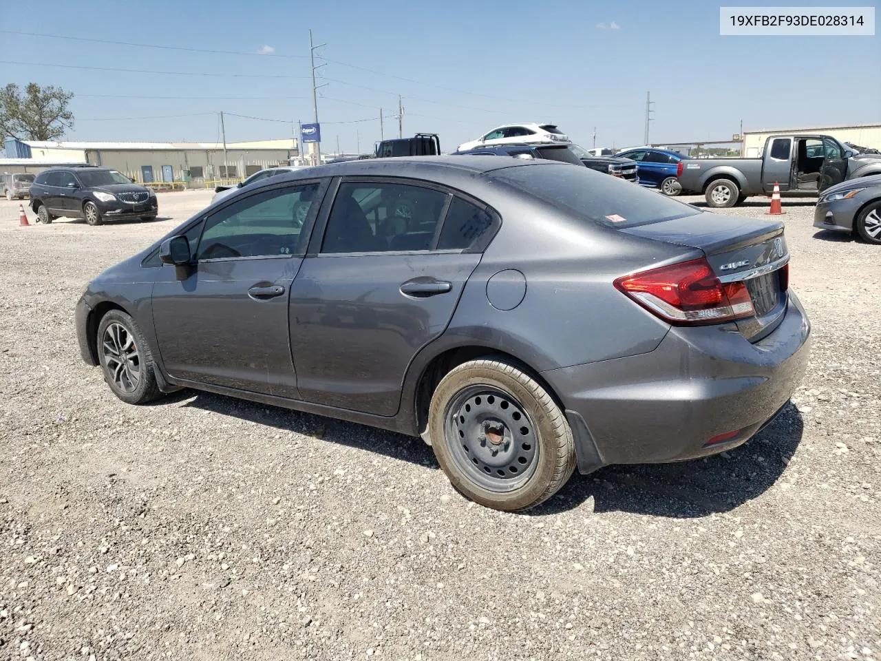 2013 Honda Civic Exl VIN: 19XFB2F93DE028314 Lot: 74240604