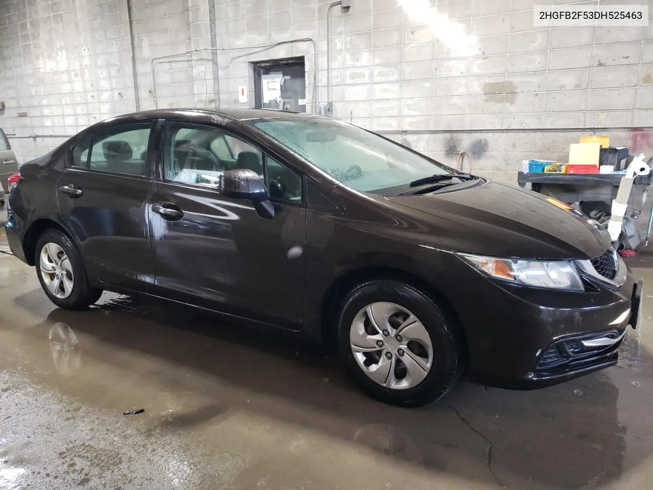 2013 Honda Civic Lx VIN: 2HGFB2F53DH525463 Lot: 74324214