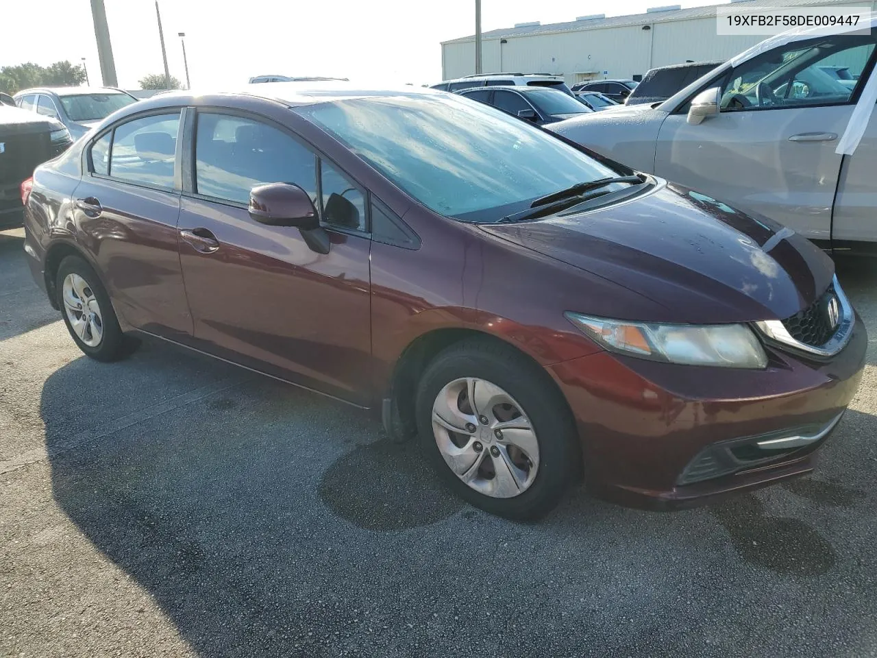 2013 Honda Civic Lx VIN: 19XFB2F58DE009447 Lot: 74392754