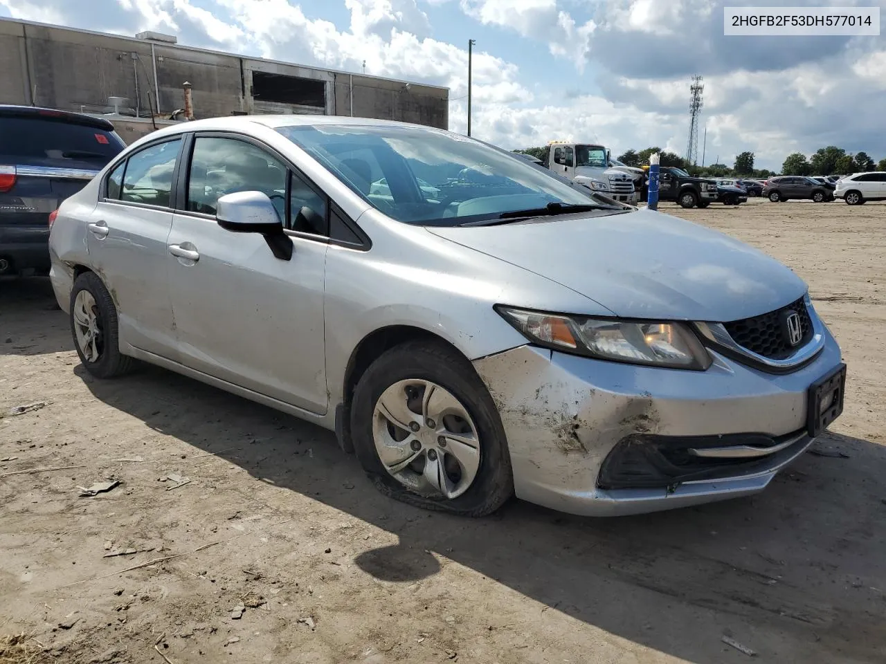 2HGFB2F53DH577014 2013 Honda Civic Lx