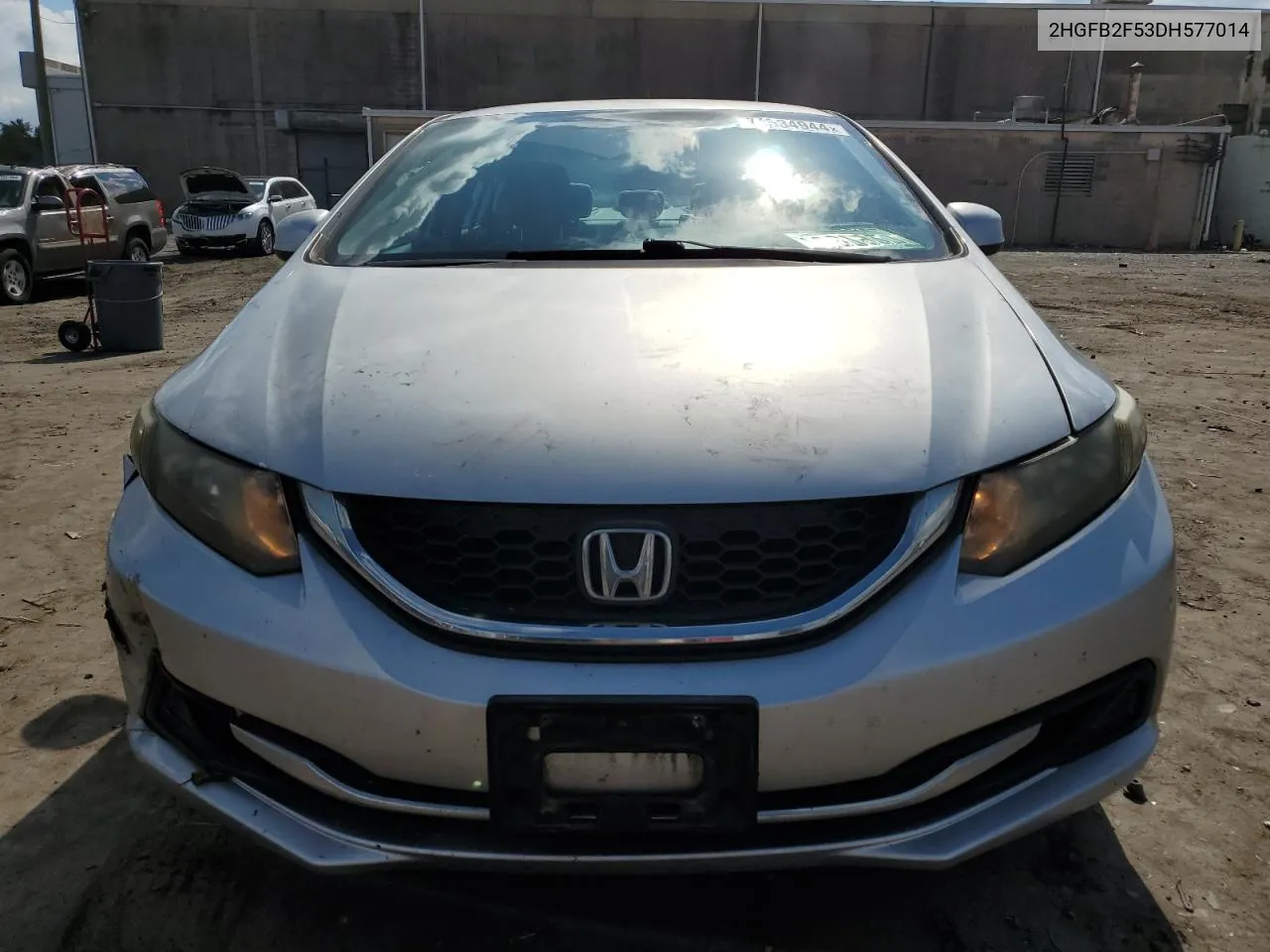 2013 Honda Civic Lx VIN: 2HGFB2F53DH577014 Lot: 74534944