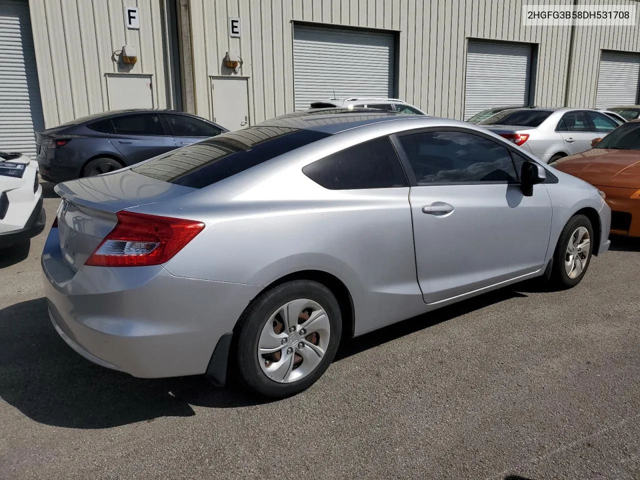 2013 Honda Civic Lx VIN: 2HGFG3B58DH531708 Lot: 74634134