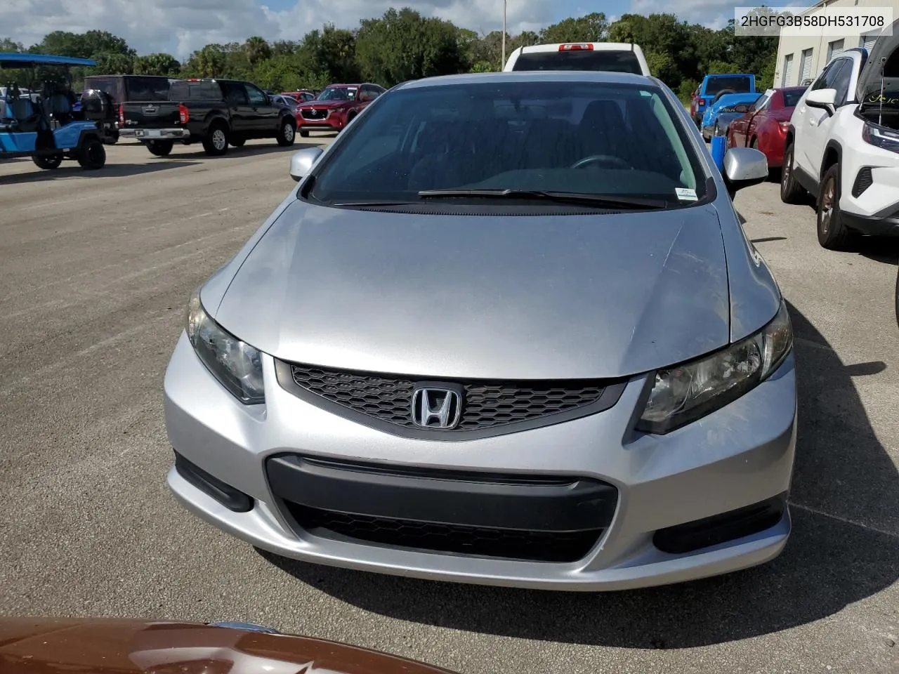 2013 Honda Civic Lx VIN: 2HGFG3B58DH531708 Lot: 74634134