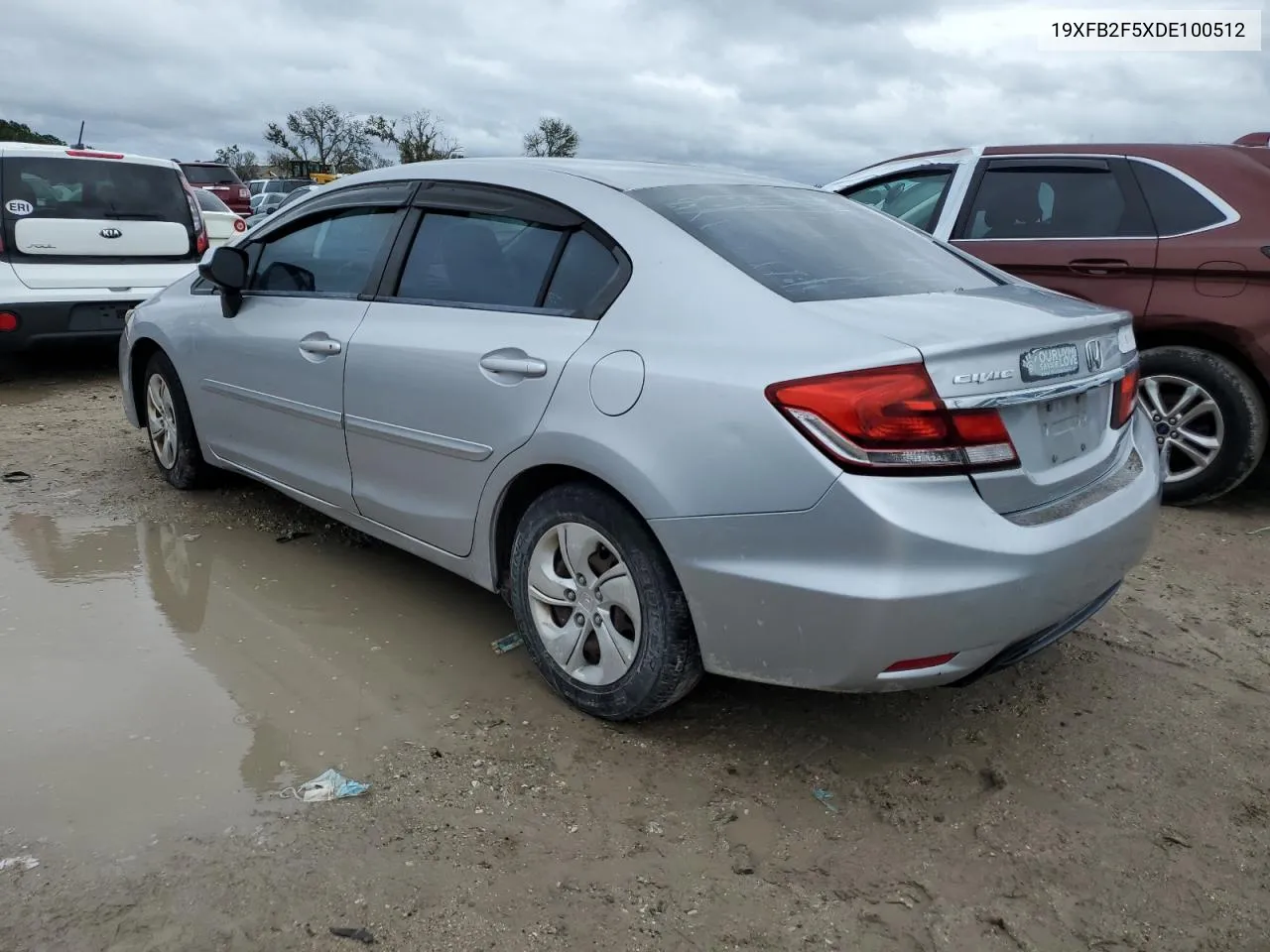 2013 Honda Civic Lx VIN: 19XFB2F5XDE100512 Lot: 75074504