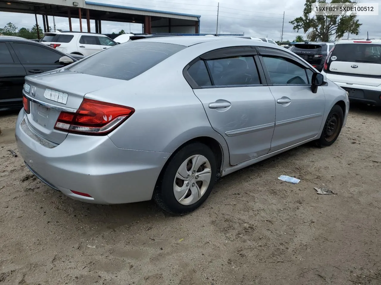 2013 Honda Civic Lx VIN: 19XFB2F5XDE100512 Lot: 75074504