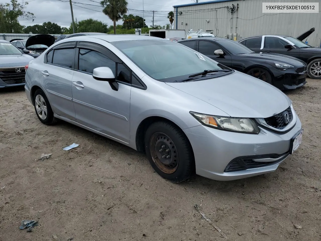 2013 Honda Civic Lx VIN: 19XFB2F5XDE100512 Lot: 75074504