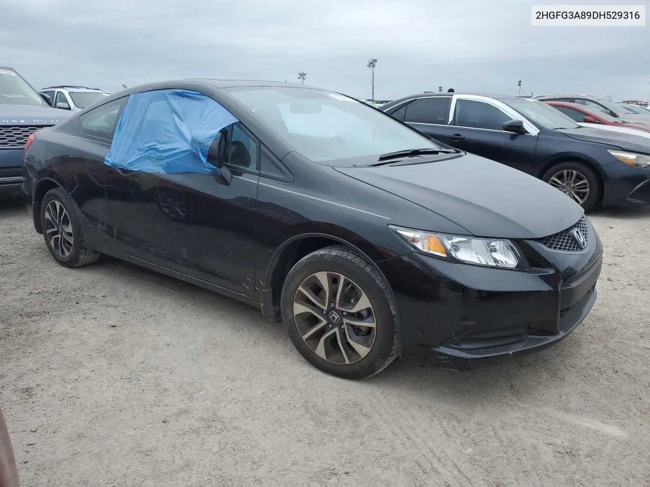 2013 Honda Civic Ex VIN: 2HGFG3A89DH529316 Lot: 75088174