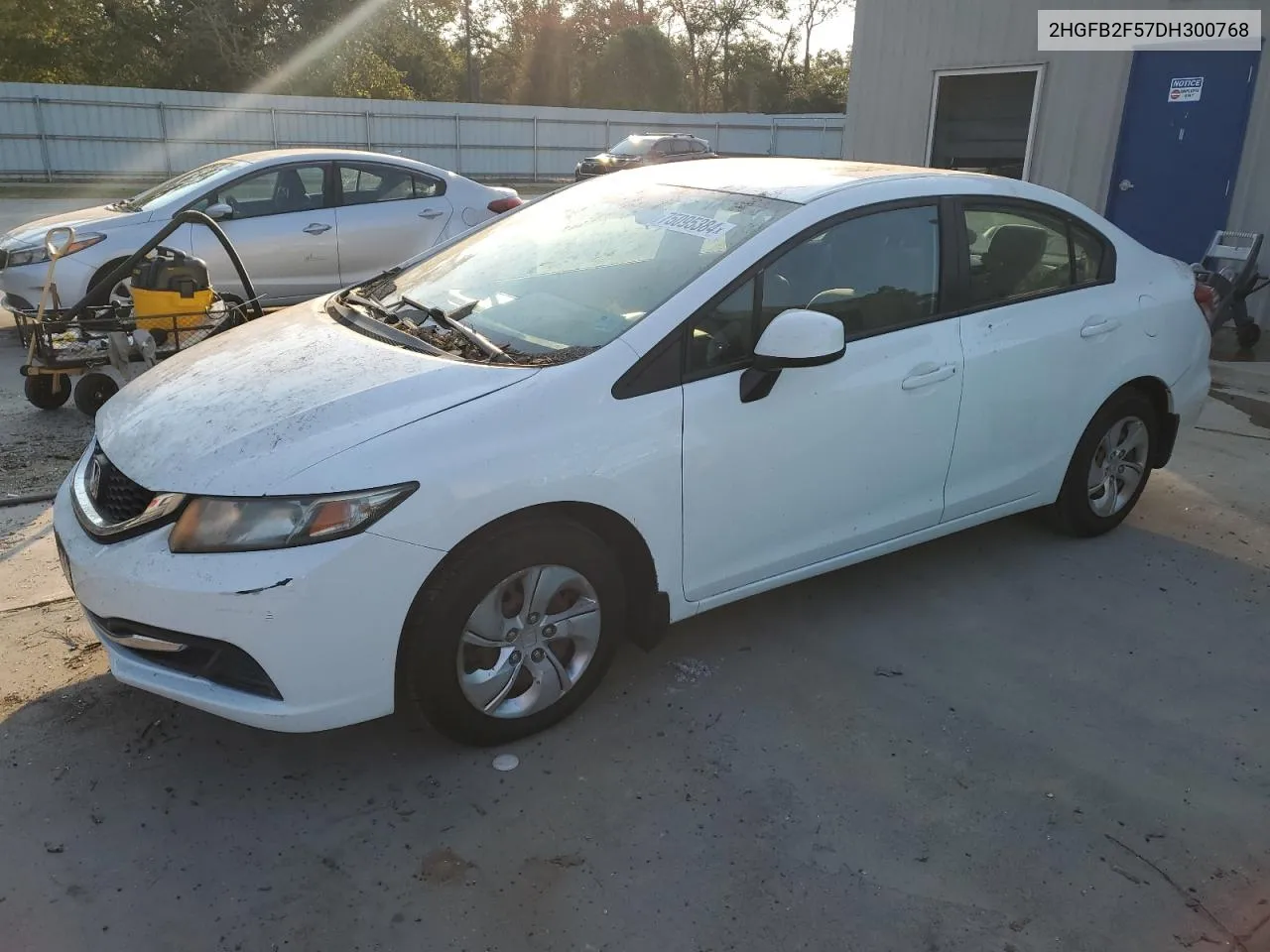 2HGFB2F57DH300768 2013 Honda Civic Lx