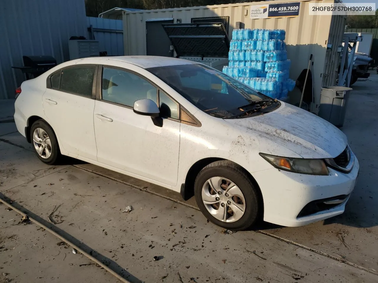 2HGFB2F57DH300768 2013 Honda Civic Lx