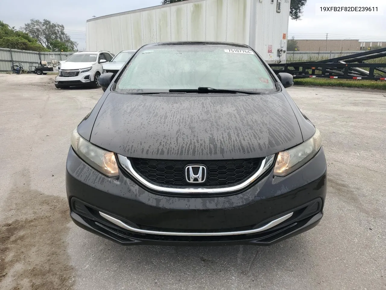 2013 Honda Civic Ex VIN: 19XFB2F82DE239611 Lot: 75107764