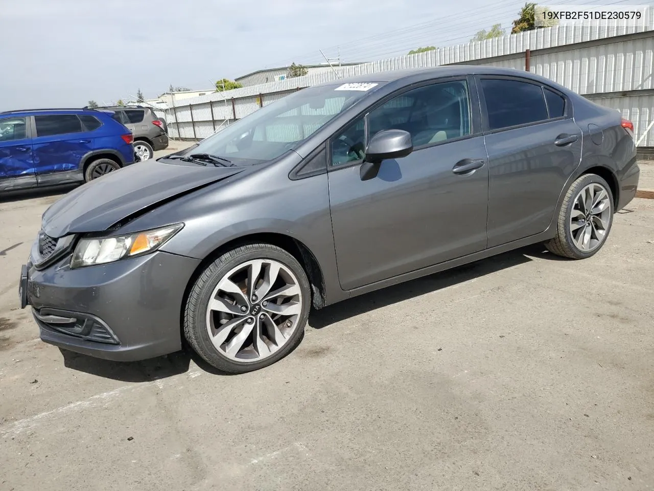 2013 Honda Civic Lx VIN: 19XFB2F51DE230579 Lot: 75122874