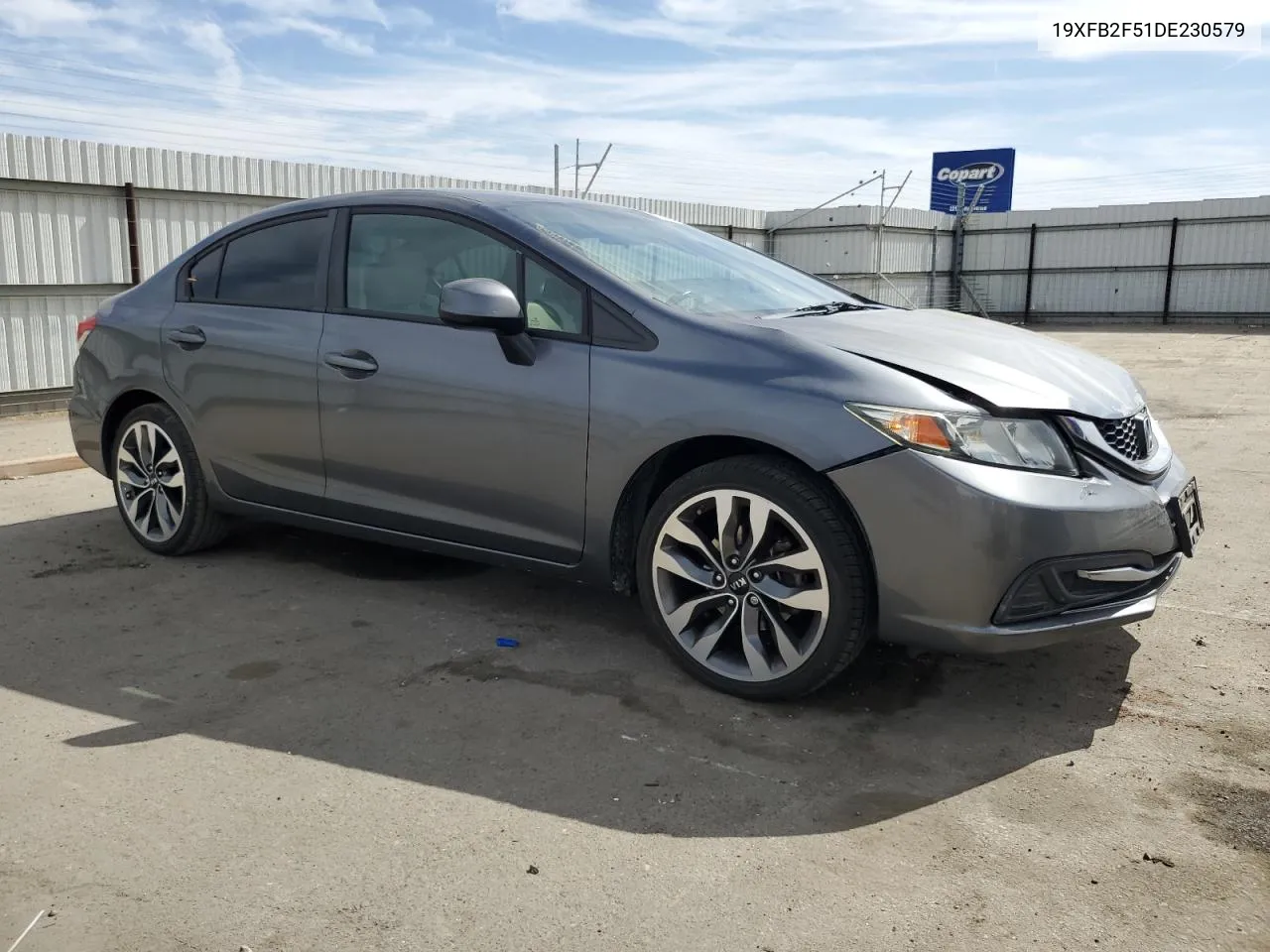 2013 Honda Civic Lx VIN: 19XFB2F51DE230579 Lot: 75122874