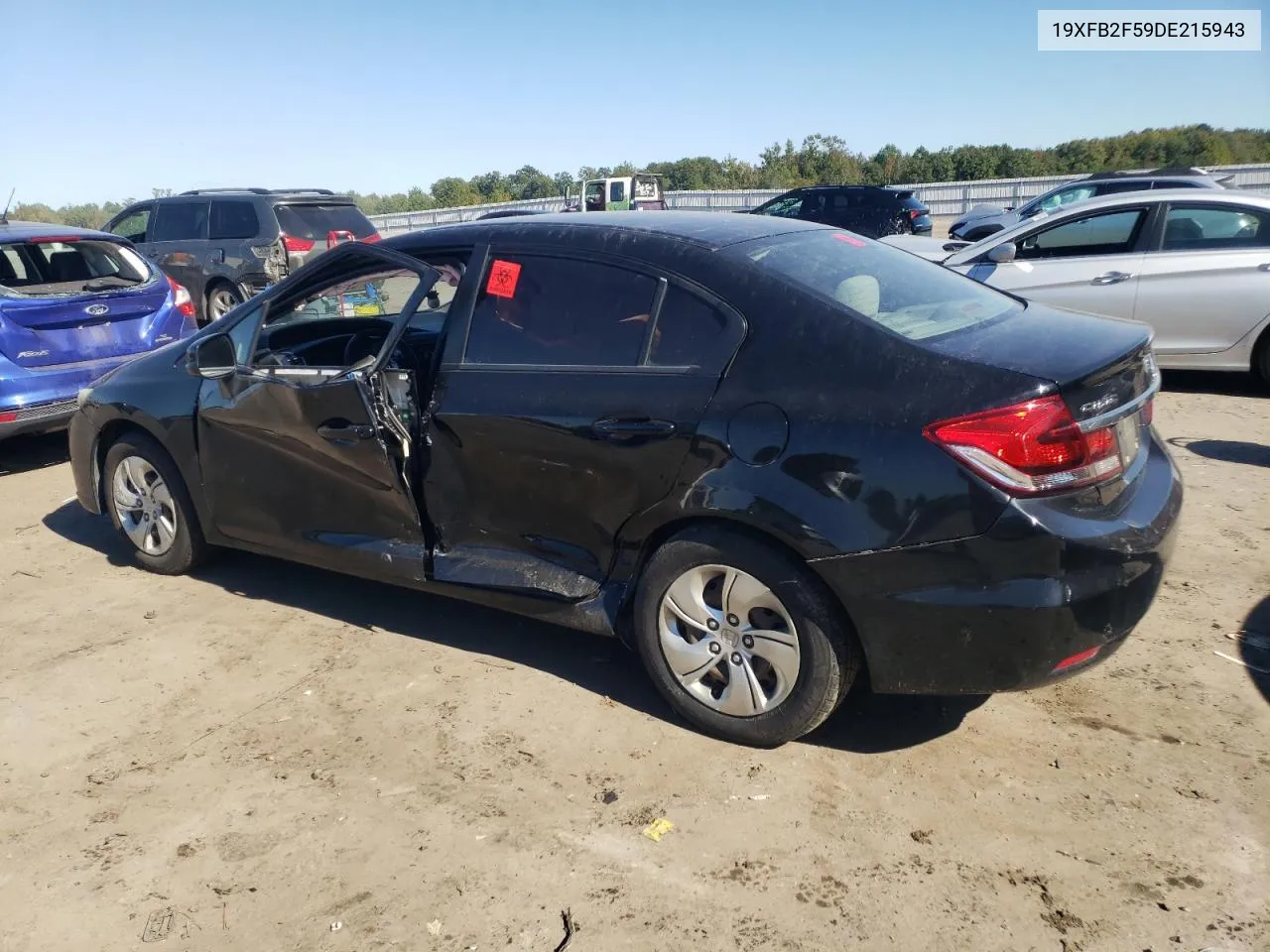 2013 Honda Civic Lx VIN: 19XFB2F59DE215943 Lot: 75226794