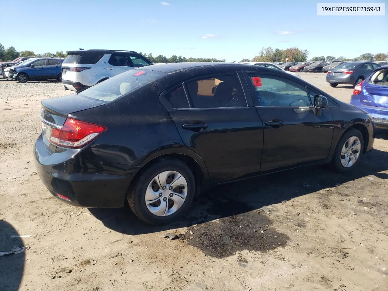 2013 Honda Civic Lx VIN: 19XFB2F59DE215943 Lot: 75226794