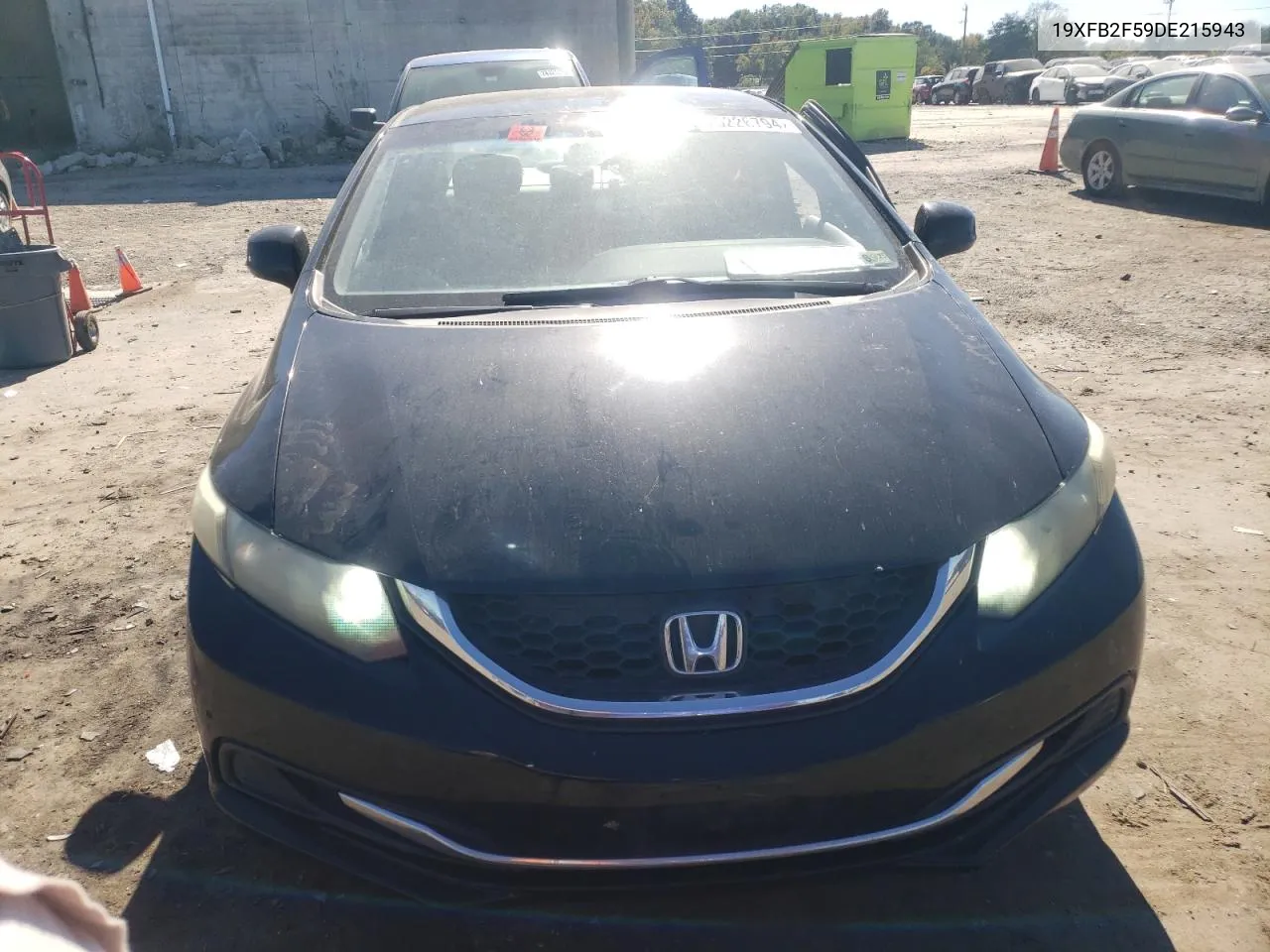 2013 Honda Civic Lx VIN: 19XFB2F59DE215943 Lot: 75226794