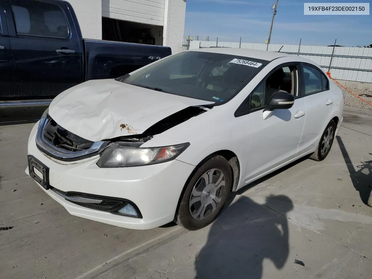 2013 Honda Civic Hybrid VIN: 19XFB4F23DE002150 Lot: 75268464