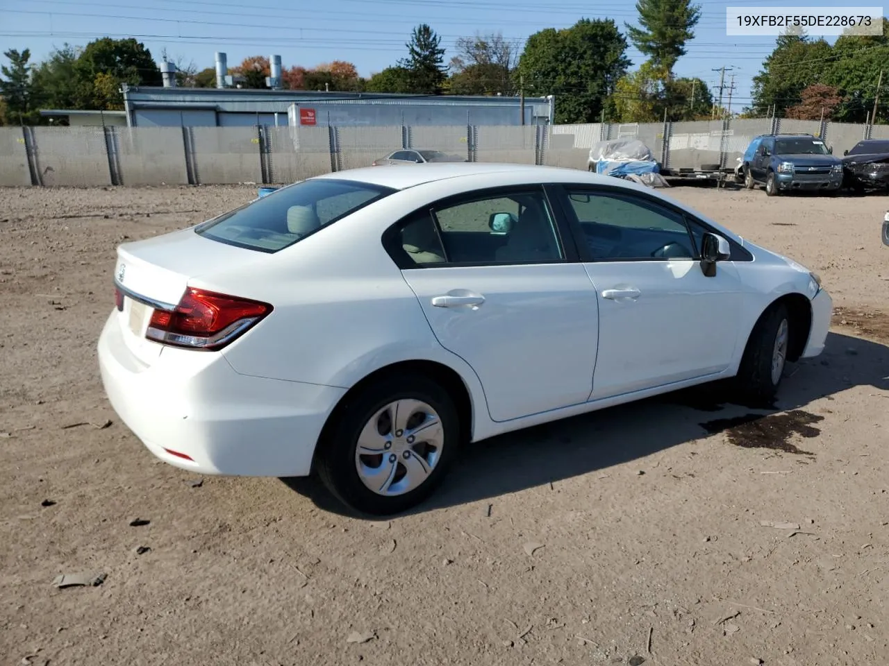 2013 Honda Civic Lx VIN: 19XFB2F55DE228673 Lot: 75288864