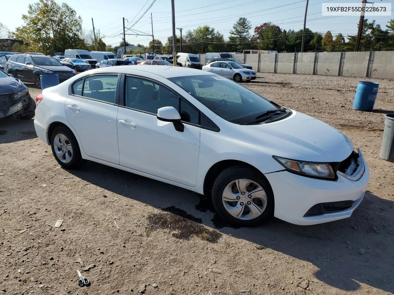 2013 Honda Civic Lx VIN: 19XFB2F55DE228673 Lot: 75288864