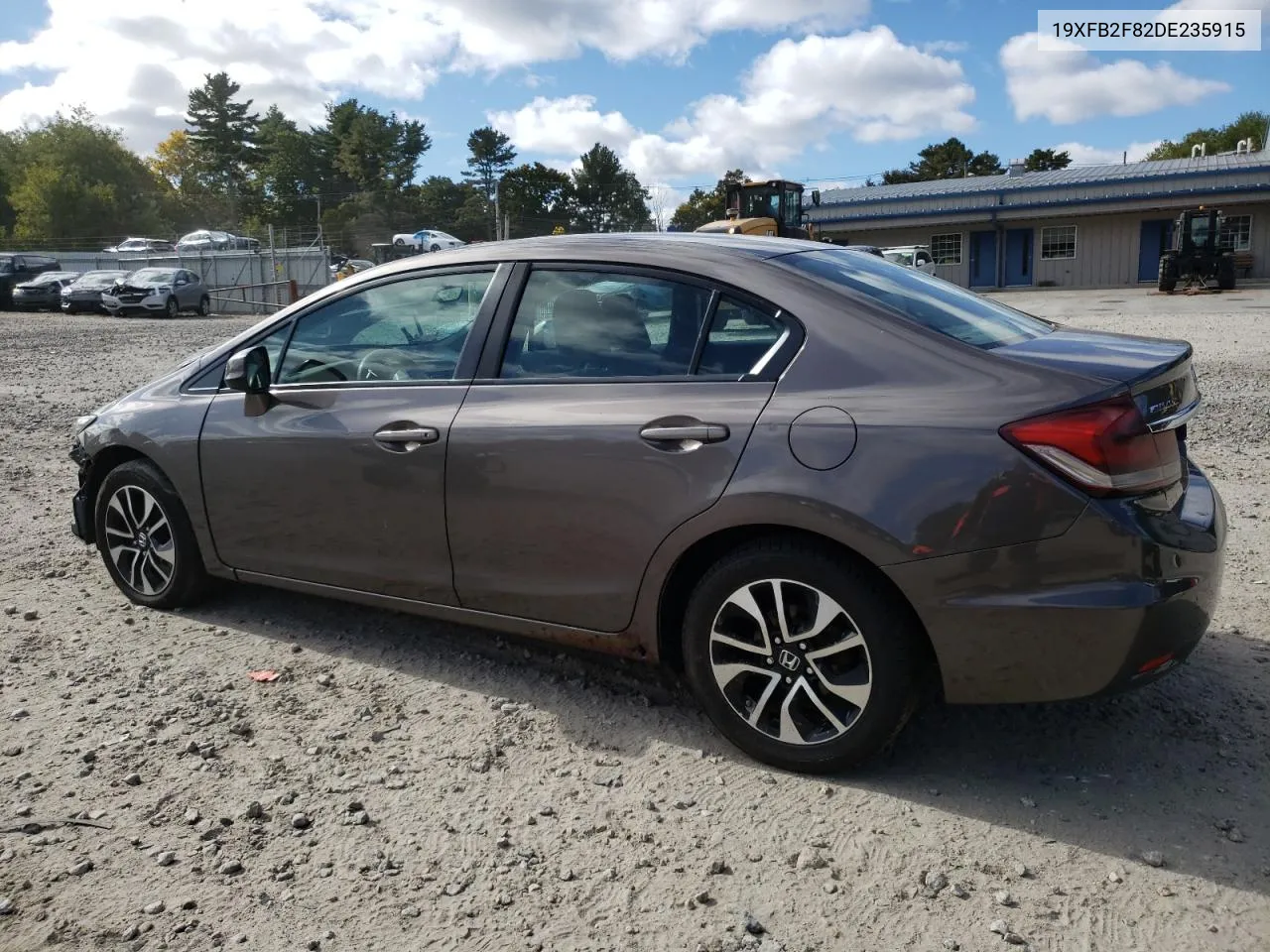 2013 Honda Civic Ex VIN: 19XFB2F82DE235915 Lot: 75309804