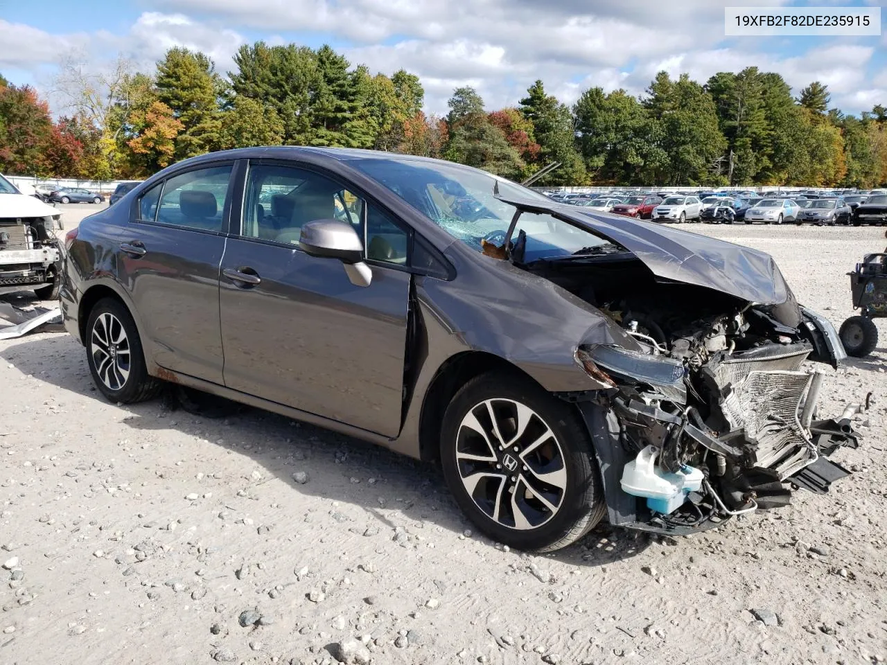 2013 Honda Civic Ex VIN: 19XFB2F82DE235915 Lot: 75309804