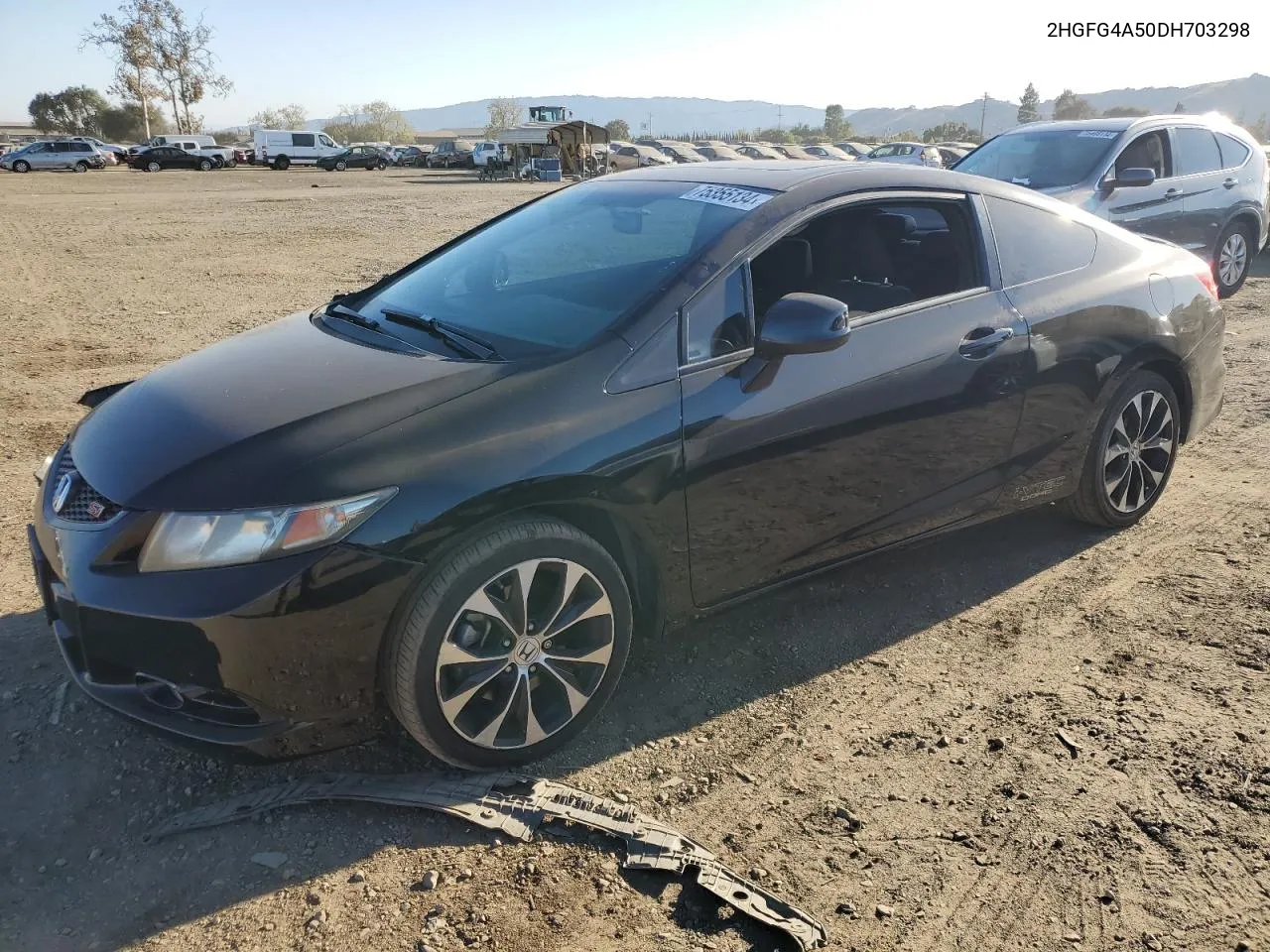 2013 Honda Civic Si VIN: 2HGFG4A50DH703298 Lot: 75355134