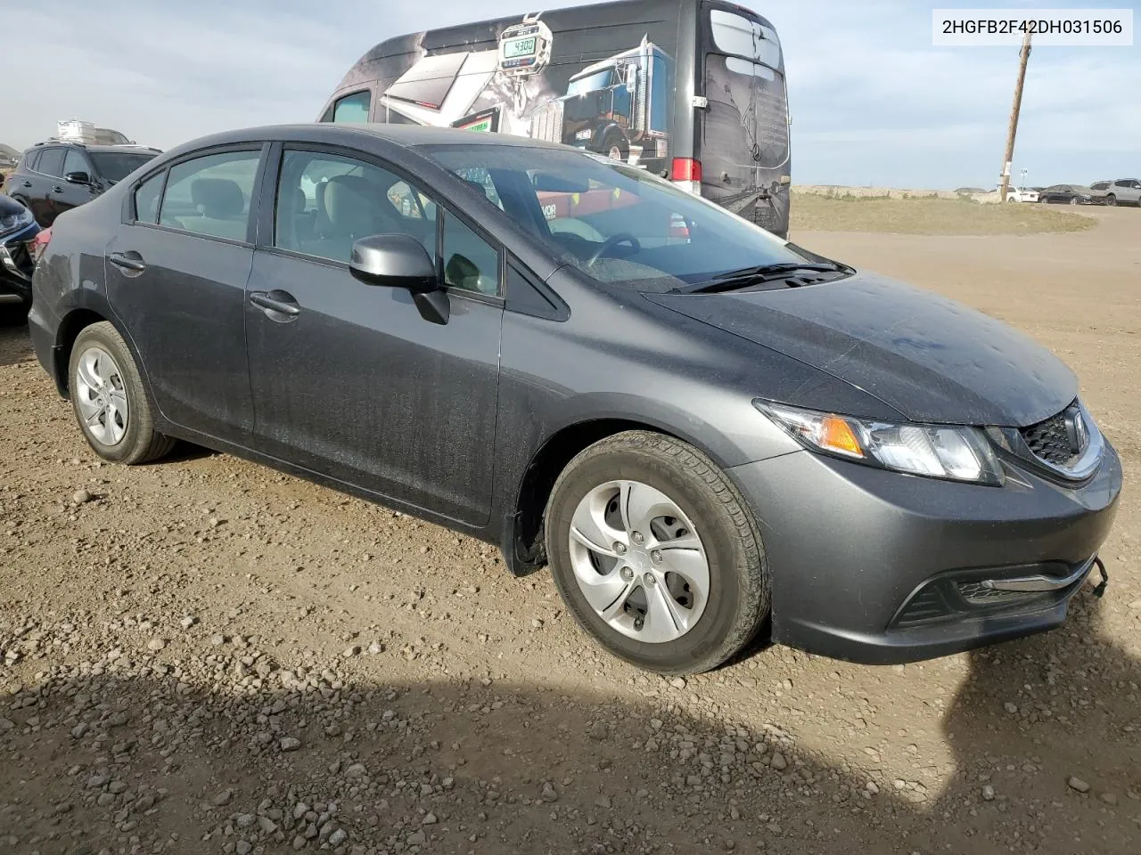 2HGFB2F42DH031506 2013 Honda Civic Lx