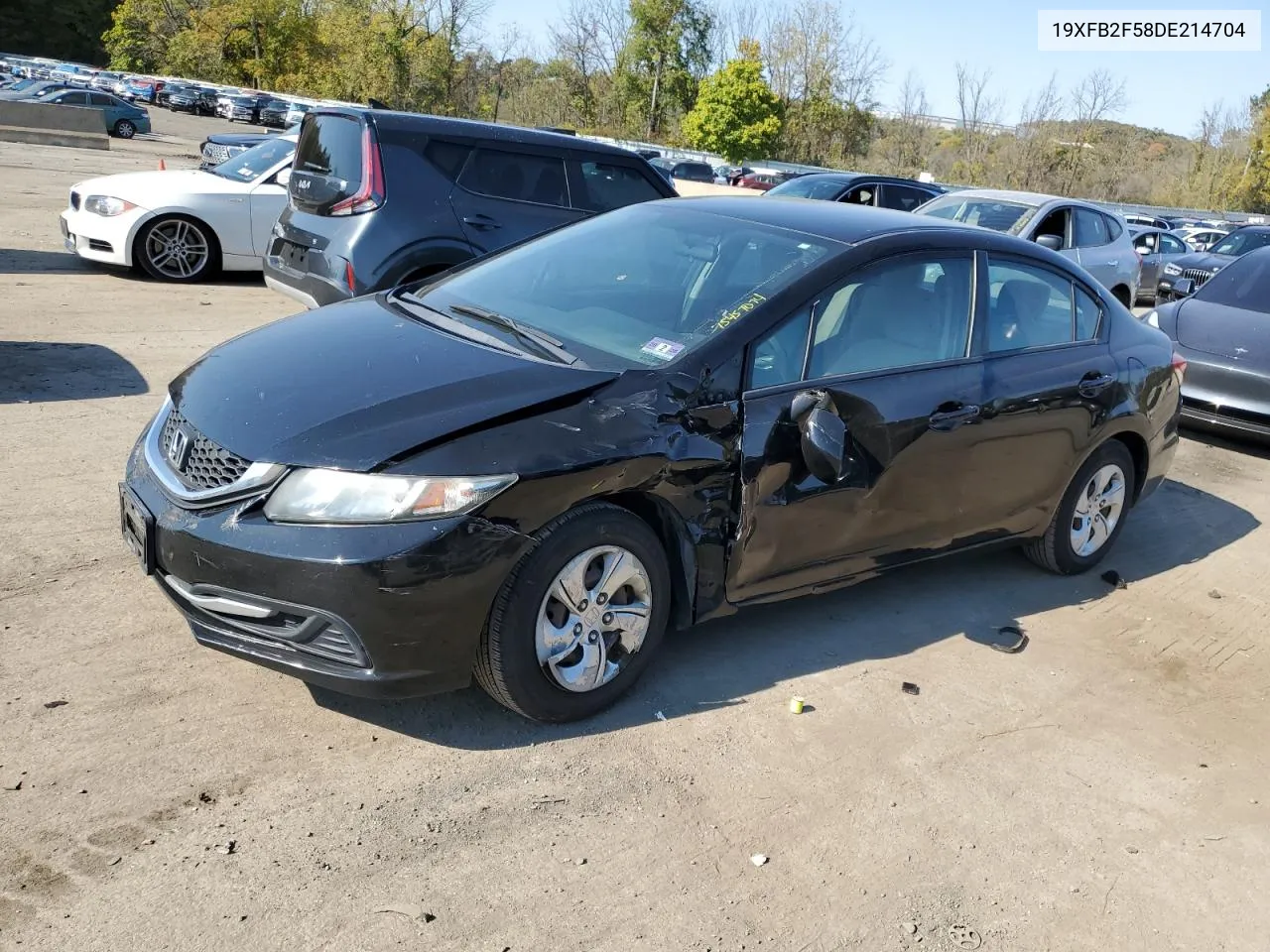 2013 Honda Civic Lx VIN: 19XFB2F58DE214704 Lot: 75457074