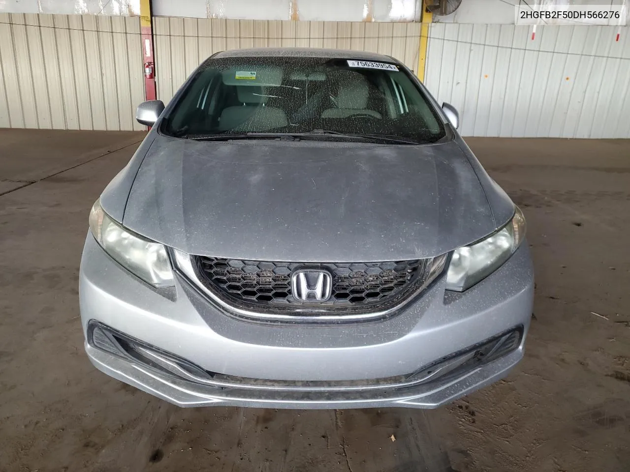 2013 Honda Civic Lx VIN: 2HGFB2F50DH566276 Lot: 75633954