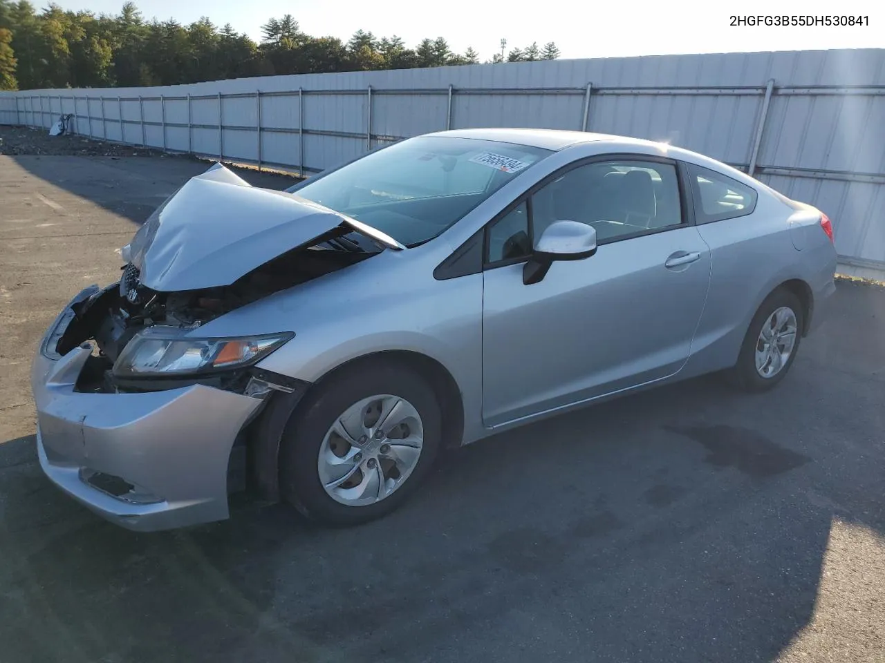 2013 Honda Civic Lx VIN: 2HGFG3B55DH530841 Lot: 75656494