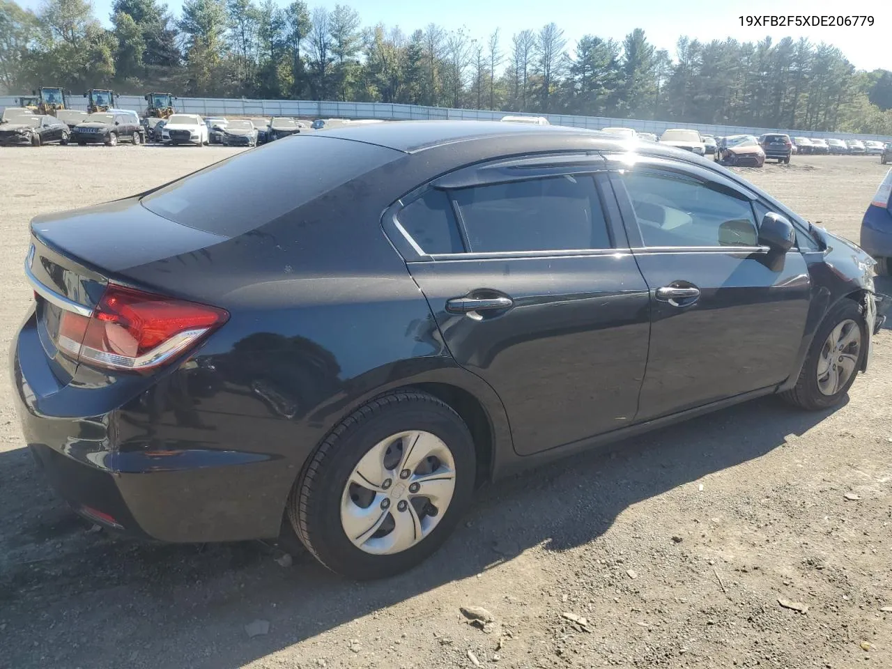 2013 Honda Civic Lx VIN: 19XFB2F5XDE206779 Lot: 75666034