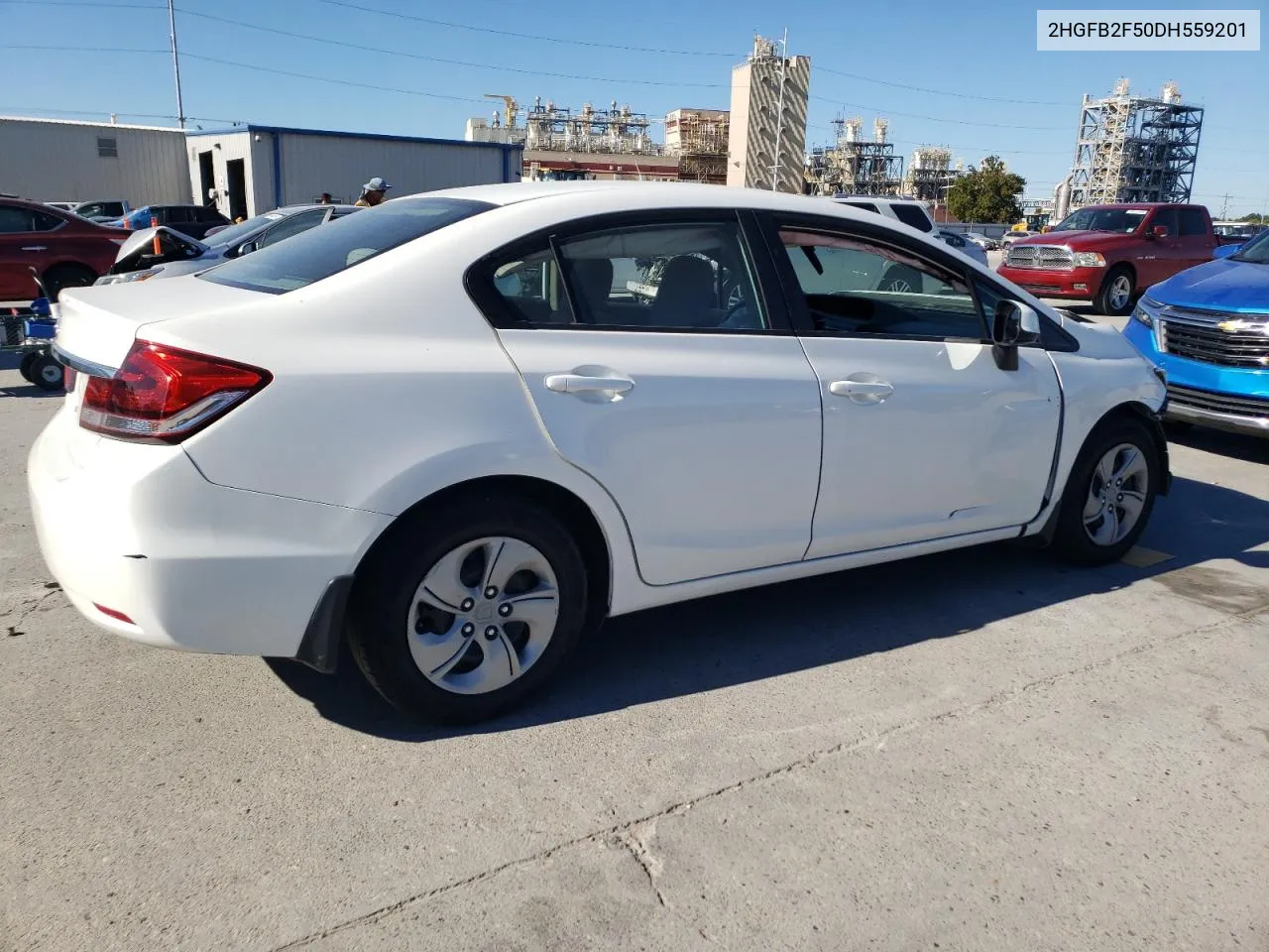 2013 Honda Civic Lx VIN: 2HGFB2F50DH559201 Lot: 75768294