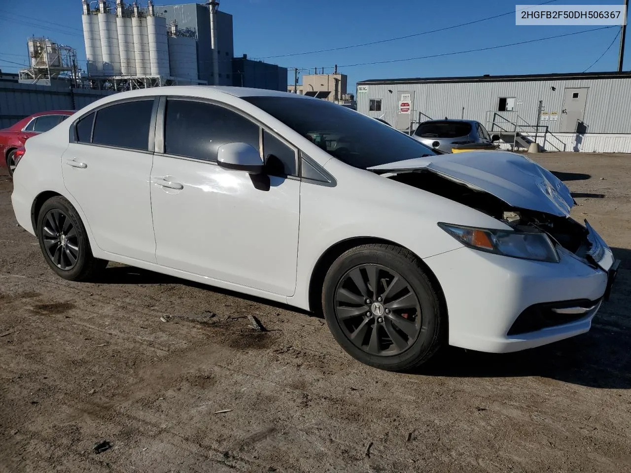 2HGFB2F50DH506367 2013 Honda Civic Lx