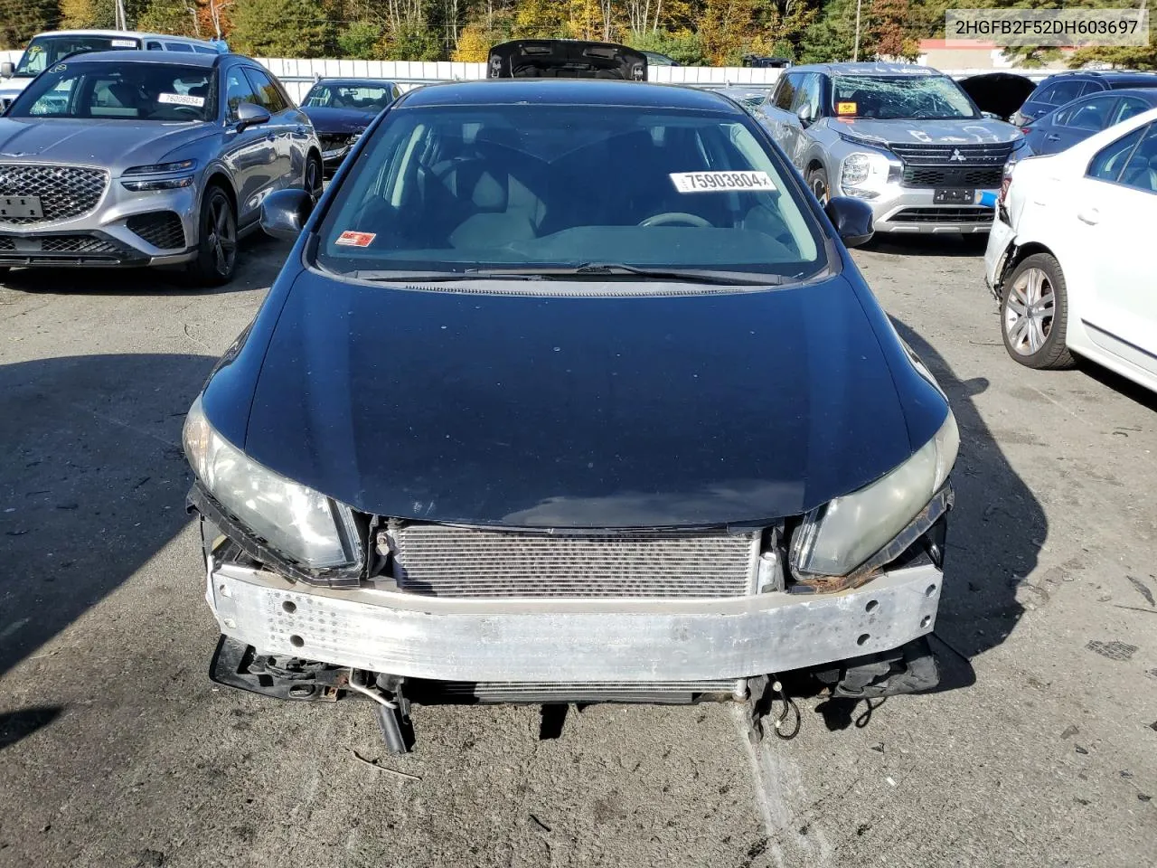 2HGFB2F52DH603697 2013 Honda Civic Lx