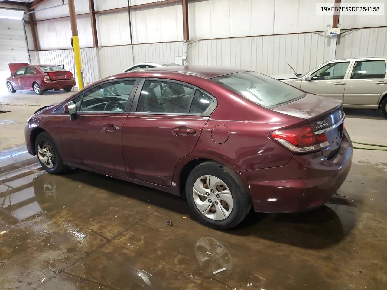 2013 Honda Civic Lx VIN: 19XFB2F59DE254158 Lot: 76004304