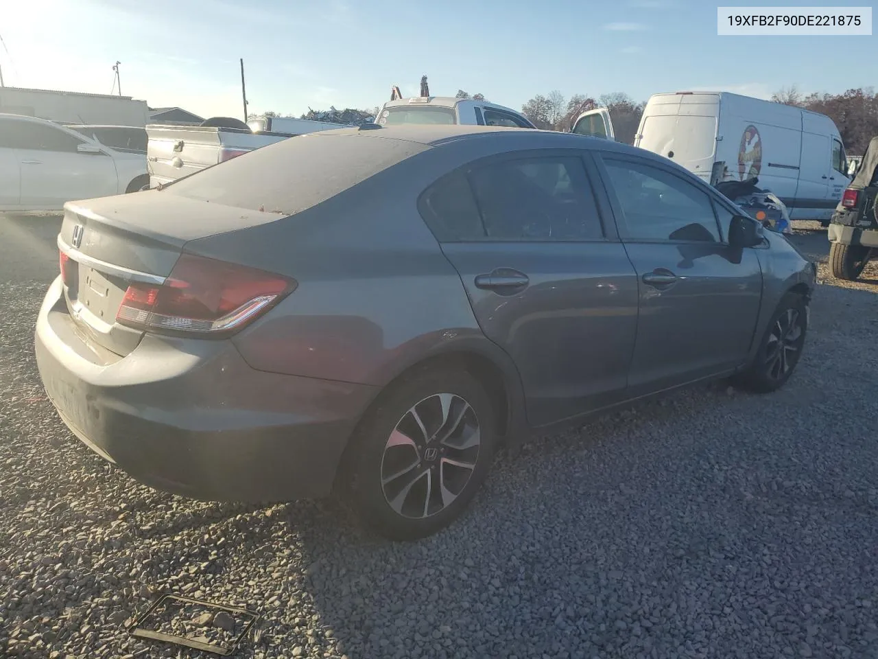 2013 Honda Civic Exl VIN: 19XFB2F90DE221875 Lot: 76059934