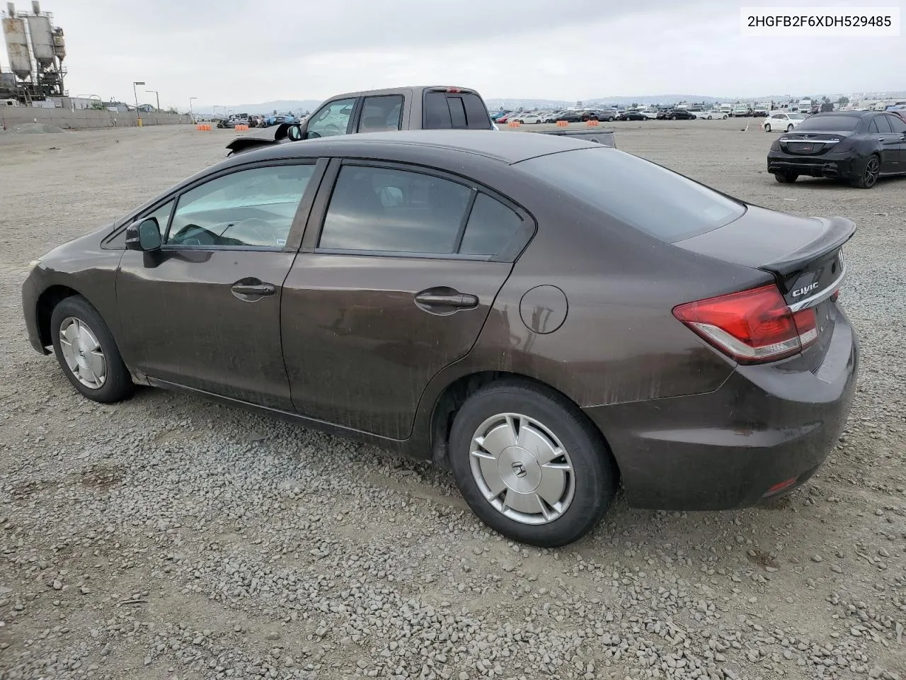 2013 Honda Civic Hf VIN: 2HGFB2F6XDH529485 Lot: 76119864