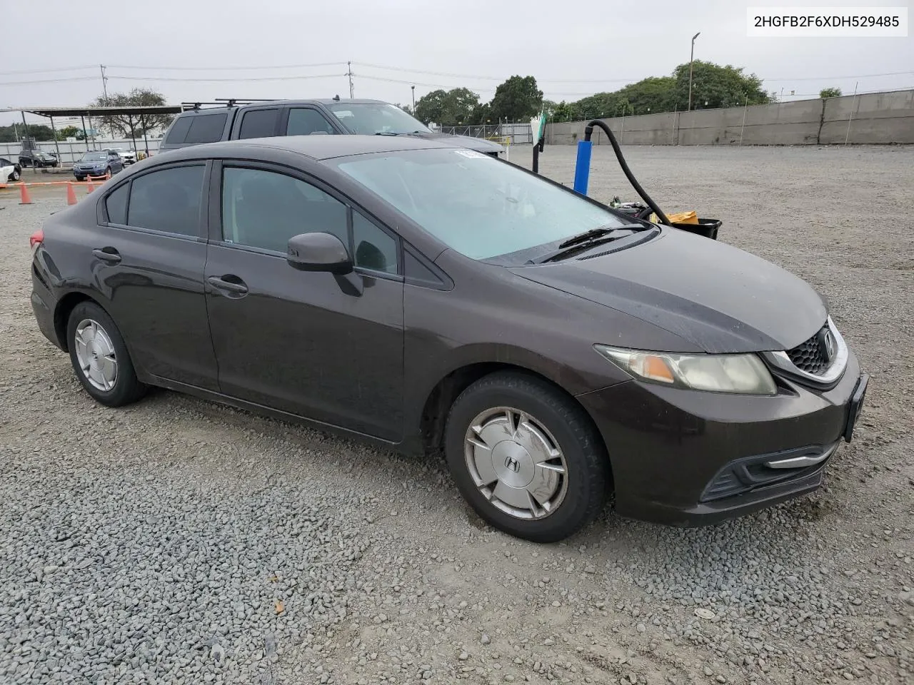 2013 Honda Civic Hf VIN: 2HGFB2F6XDH529485 Lot: 76119864