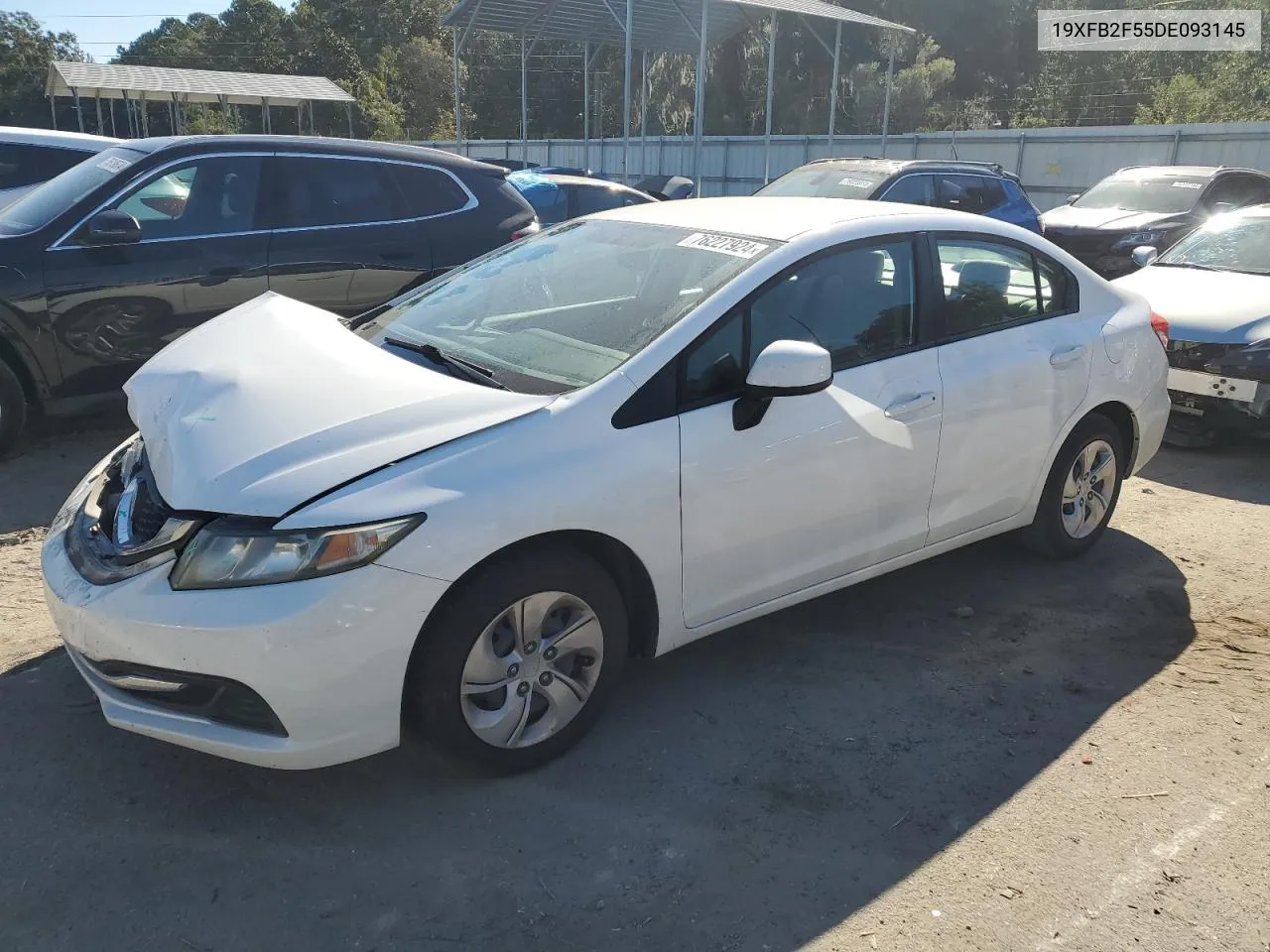 2013 Honda Civic Lx VIN: 19XFB2F55DE093145 Lot: 76227924