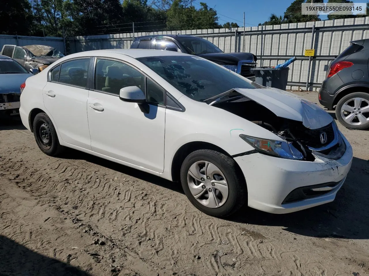 2013 Honda Civic Lx VIN: 19XFB2F55DE093145 Lot: 76227924